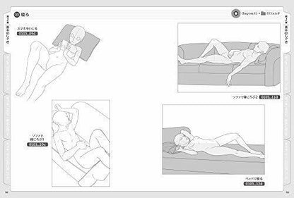 Collection Of Natural Gesture Poses Book- Japan Figure Store - #1 Bring To You The Best Japanese Goods