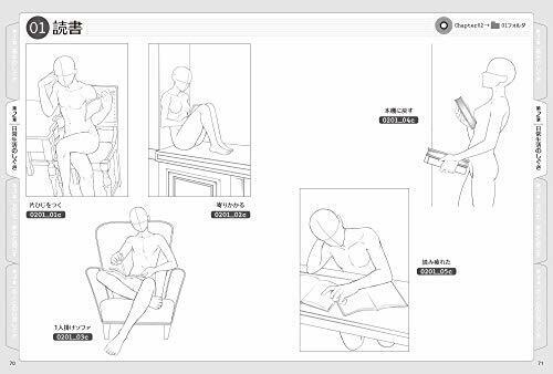 Collection Of Natural Gesture Poses Book- Japan Figure Store - #1 Bring To You The Best Japanese Goods