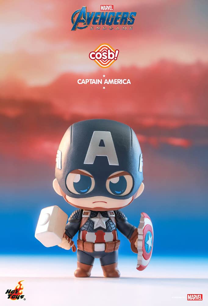 Cosbi Marvel Collection Movie Avengers/Endgame Captain America #010 Non-Scale Figure Blue Height Approx. 8Cm Cbx039- Japan Figure Store - #1 Bring To You The Best Japanese Goods