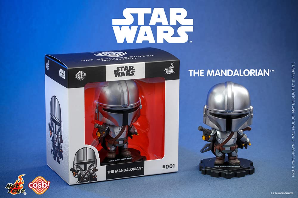 Cosbi Star Wars Collection Tv Drama Mandalorian Mandalorian #001 Non-Scale Figure Silver Height Approx. 8Cm Cbx050- Japan Figure Store - #1 Bring To You The Best Japanese Goods