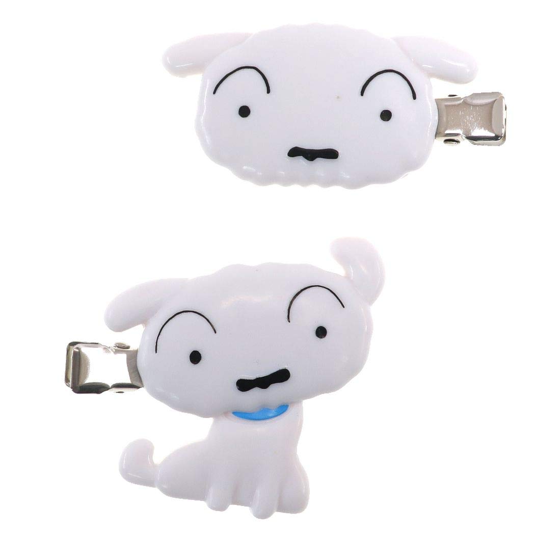 Crayon Shin-Chan [Hair Clip] Bangs Clip Set Of 2 / Shiro- Japan Figure Store - #1 Bring To You The Best Japanese Goods