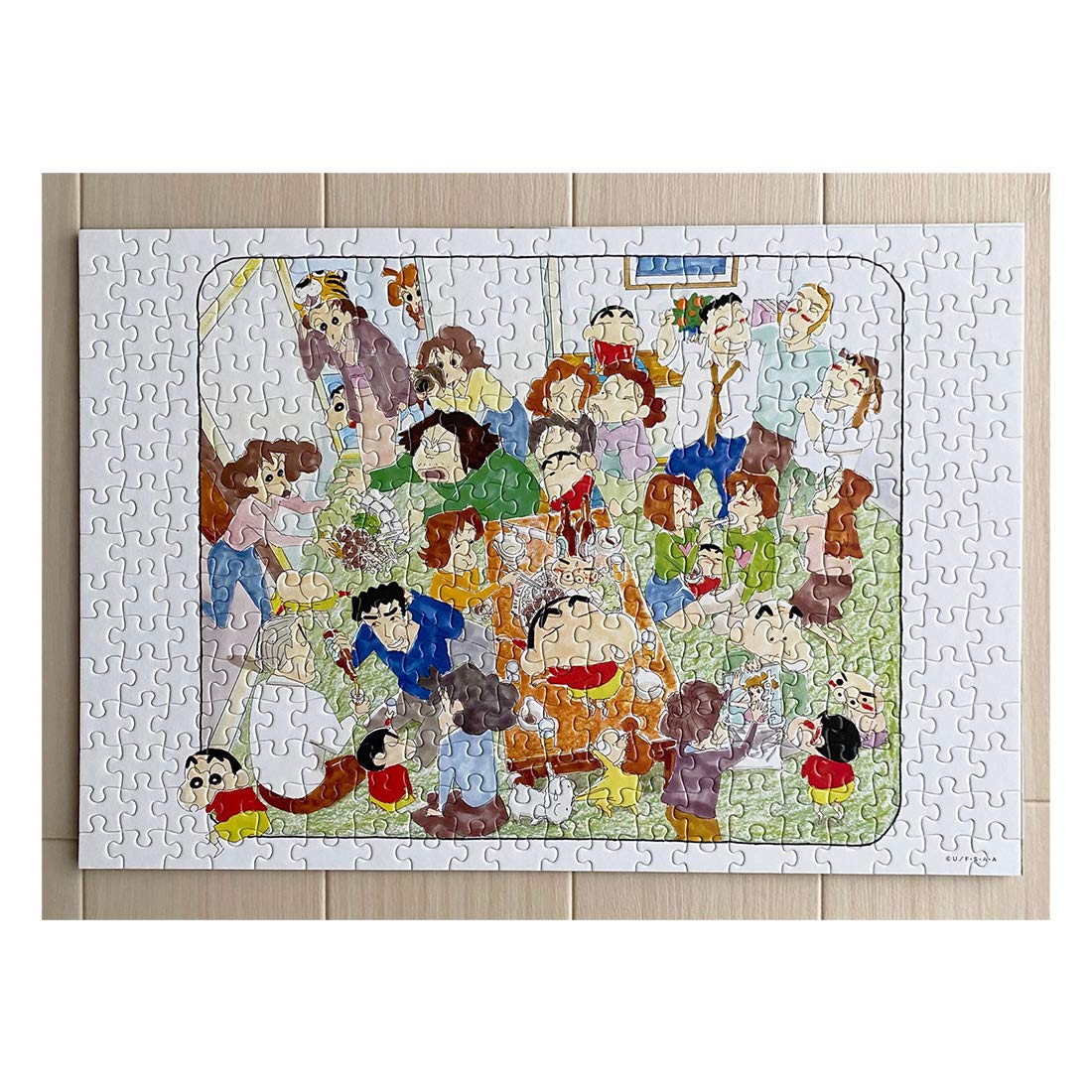 APPLEONE Kyst2892Em Jigsaw Puzzle Crayon Shin-Chan Big Gathering 300 Pieces- Japan Figure Store - #1 Bring To You The Best Japanese Goods