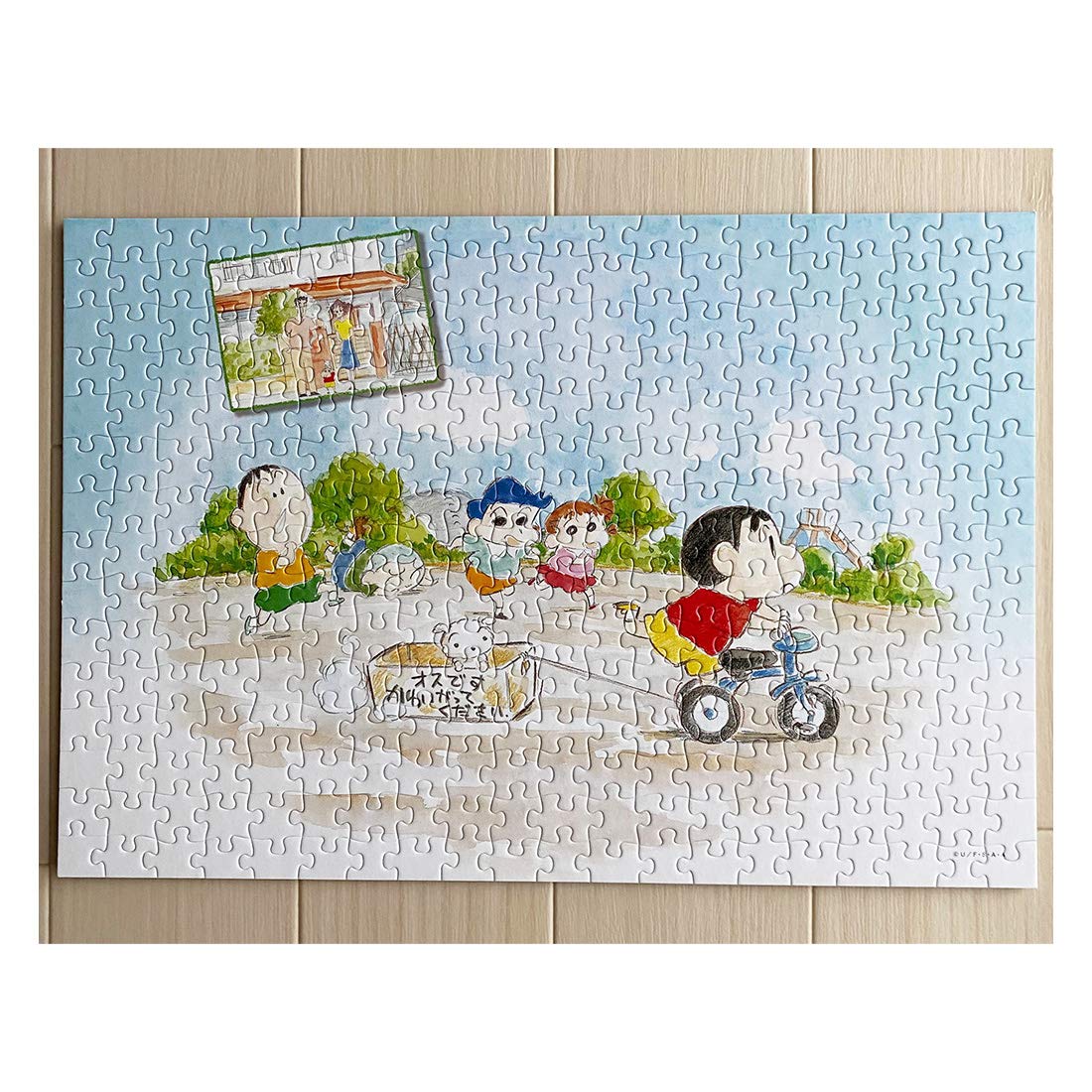 APPLEONE Kyst2891Em Jigsaw Puzzle Crayon Shin-Chan Finding Shiro 300 Pieces- Japan Figure Store - #1 Bring To You The Best Japanese Goods