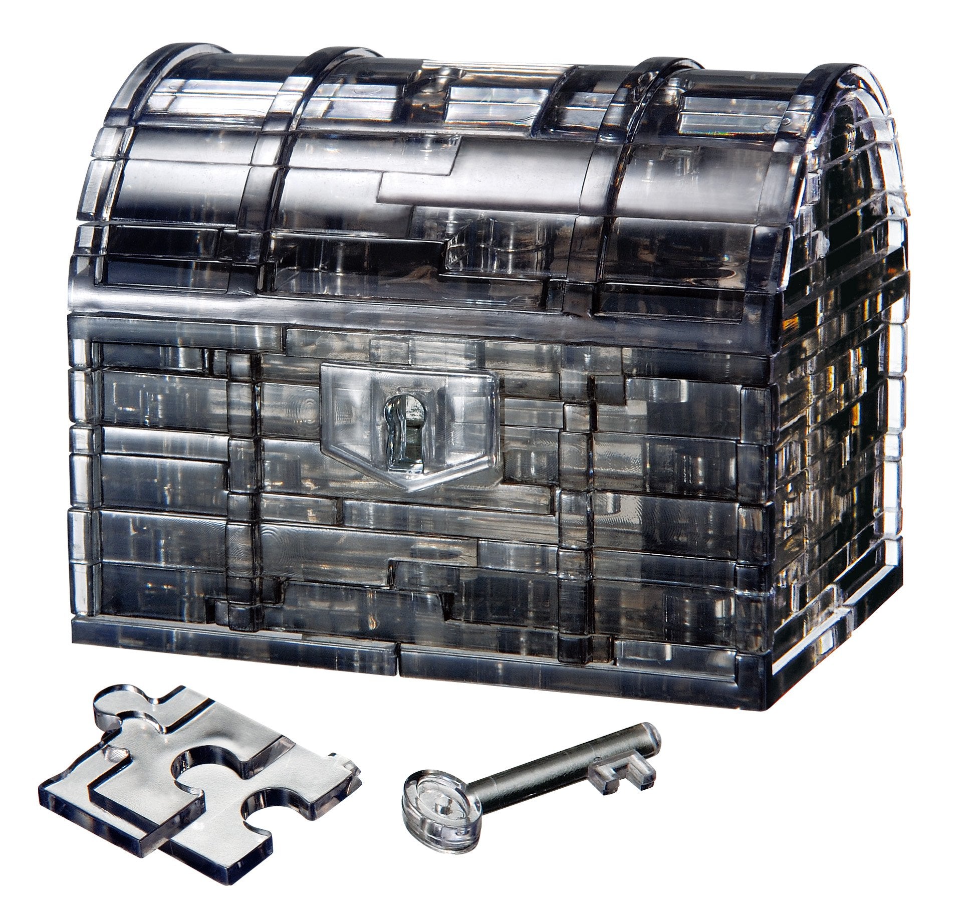 Beverly Crystal Puzzle 52 Pieces Treasure Box Black 50137 Crystal 3D Puzzles- Japan Figure Store - #1 Bring To You The Best Japanese Goods