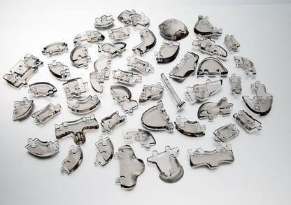 Beverly Crystal 3D Puzzle 50128 Black Skull Japanese 3D Puzzles Crystal Puzzle Toy- Japan Figure Store - #1 Bring To You The Best Japanese Goods