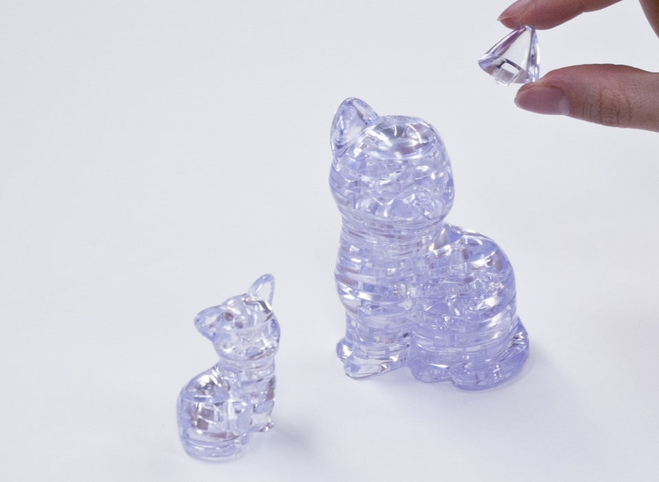 Beverly Crystal 3D Puzzle 50155 Cat Animal 3D Puzzles Crystal Jigsaw Puzzle- Japan Figure Store - #1 Bring To You The Best Japanese Goods