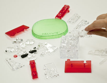 Beverly 483809 Crystal 3D Puzzle Snoopy House (51 Pieces) Snoopy 3D Crystal Puzzle- Japan Figure Store - #1 Bring To You The Best Japanese Goods