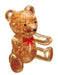 Beverly Crystal Puzzle Teddy Bear Brown 50119 Japanese 3D Puzzle Block Toys- Japan Figure Store - #1 Bring To You The Best Japanese Goods