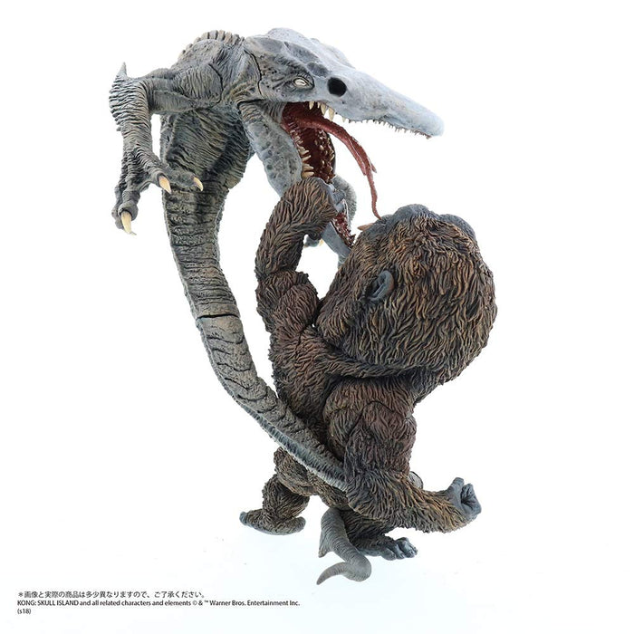 Defo-Real Series King Kong: Skull Island Giant Kong Vs. Skull Crawler Height Approx 200Mm Pvc Painted Finished Figure- Japan Figure Store - #1 Bring To You The Best Japanese Goods