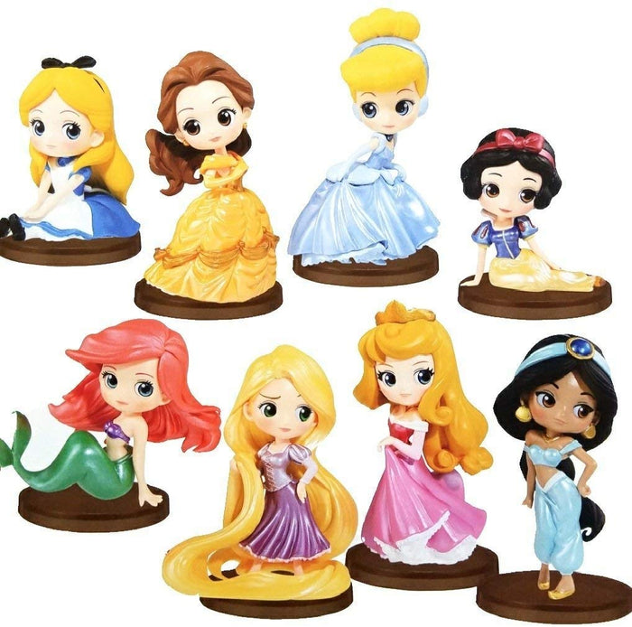 Banpresto Japan Q Posket Petit Girls Festival 8 Types Set Alice Bell Cinderella Snow White Ariel Rapunzel Aurora Jasmine- Japan Figure Store - #1 Bring To You The Best Japanese Goods