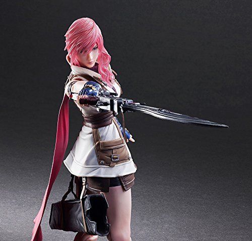 Dissidia Final Fantasy Play Arts Kai Lightning Figure- Japan Figure Store - #1 Bring To You The Best Japanese Goods