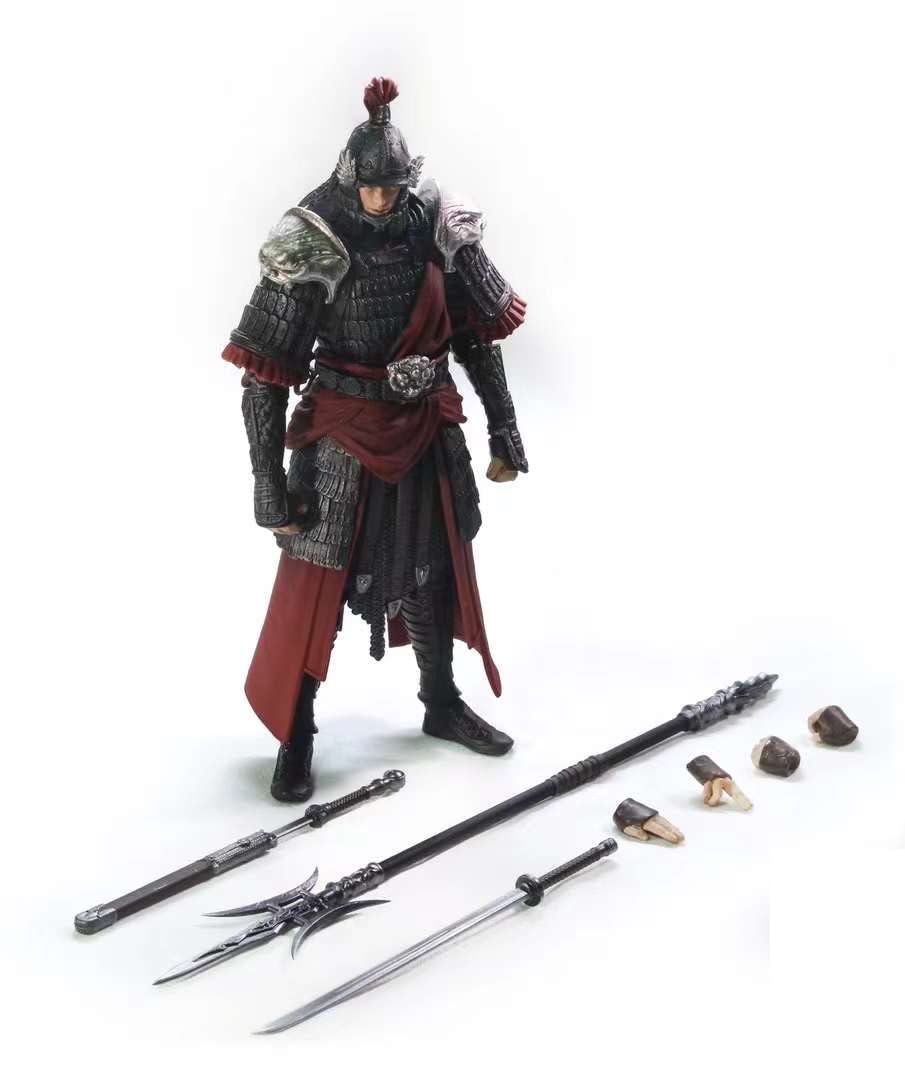 Dodowo X D20Studio Dawn Of Kingdoms Chinese Swordsman [Silver] 1/12 Scale Pvc Abs Painted Action Figure- Japan Figure Store - #1 Bring To You The Best Japanese Goods