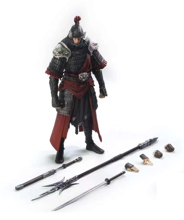 Dodowo X D20Studio Dawn Of Kingdoms Chinese Swordsman [Silver] 1/12 Scale Pvc Abs Painted Action Figure- Japan Figure Store - #1 Bring To You The Best Japanese Goods