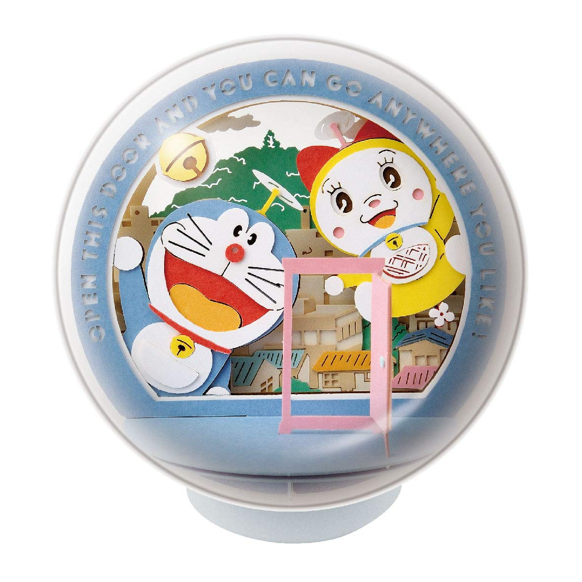 ENSKY Paper Theater Ball Ptb-06 Doraemon Anywhere Door- Japan Figure Store - #1 Bring To You The Best Japanese Goods