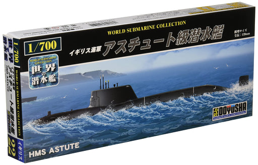 Doyusha 1/700 World Submarine Series No.22 Royal Navy Astute Class Submarine Plastic Model Wsc-22- Japan Figure Store - #1 Bring To You The Best Japanese Goods