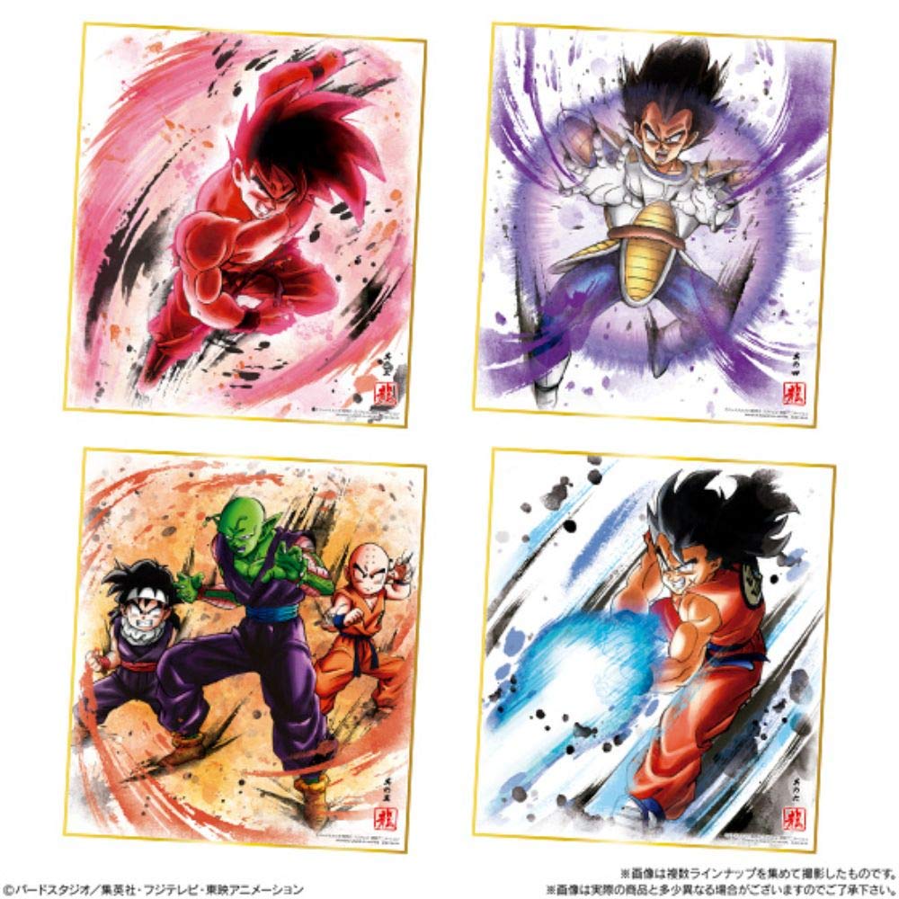 BANDAI CANDY Dragon Ball Shikishi Art Ver.9 10Pack Box Candy Toy- Japan Figure Store - #1 Bring To You The Best Japanese Goods