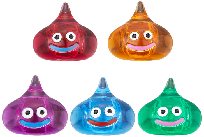 Square Enix Dragon Quest Smile Slime Clear Magnet Set Of 5 Smile Slime Clear Magnet- Japan Figure Store - #1 Bring To You The Best Japanese Goods
