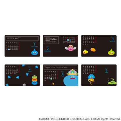 Square Enix Dragon Quest Smile Slime Desk Organizer Calendar Slime - Desk Calendar- Japan Figure Store - #1 Bring To You The Best Japanese Goods
