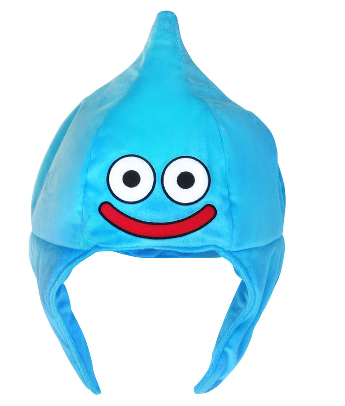 Square Enix Dragon Quest Smile Slime Plush Cap Blue - Dragon Quest Plush Cap- Japan Figure Store - #1 Bring To You The Best Japanese Goods