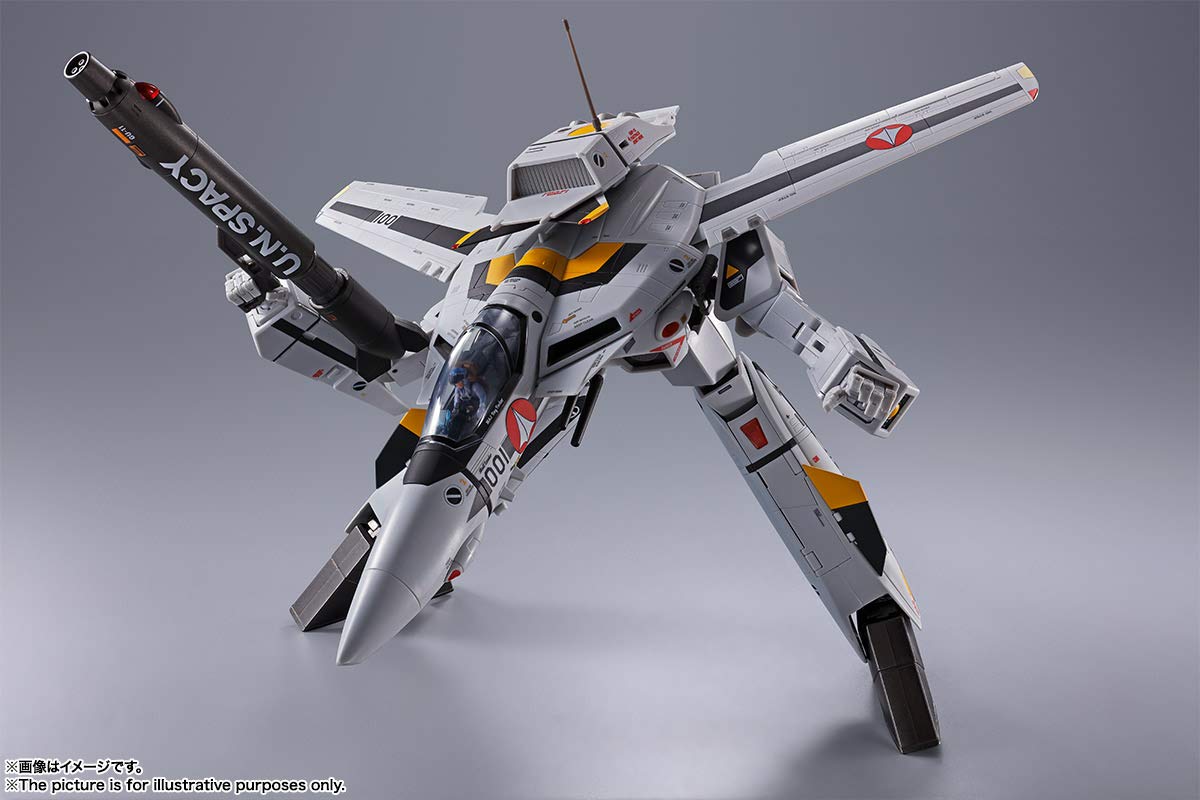 Bandai Spirits DX Chogokin VF-1S Valkyrie Roy Focker 300mm Figure- Japan Figure Store - #1 Bring To You The Best Japanese Goods