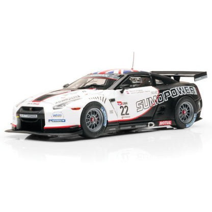Ebbro 44382 Nissan Gt-R Gt1 2010 Sumo Power Gt No.22 (White/Black) 1/43 Diecast Car- Japan Figure Store - #1 Bring To You The Best Japanese Goods