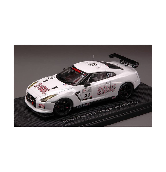 Ebro 1/43 Nissan Nismo Gt-R Super Taikyu 2010 Fuji White Finished Product- Japan Figure Store - #1 Bring To You The Best Japanese Goods