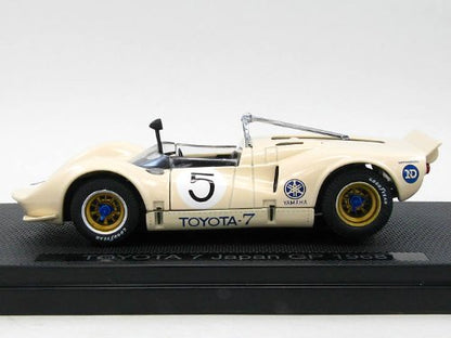 EBBRO - 43853 Toyota 7 Japan Gp 1968 No.5 - Ivory 1/43 Scale- Japan Figure Store - #1 Bring To You The Best Japanese Goods