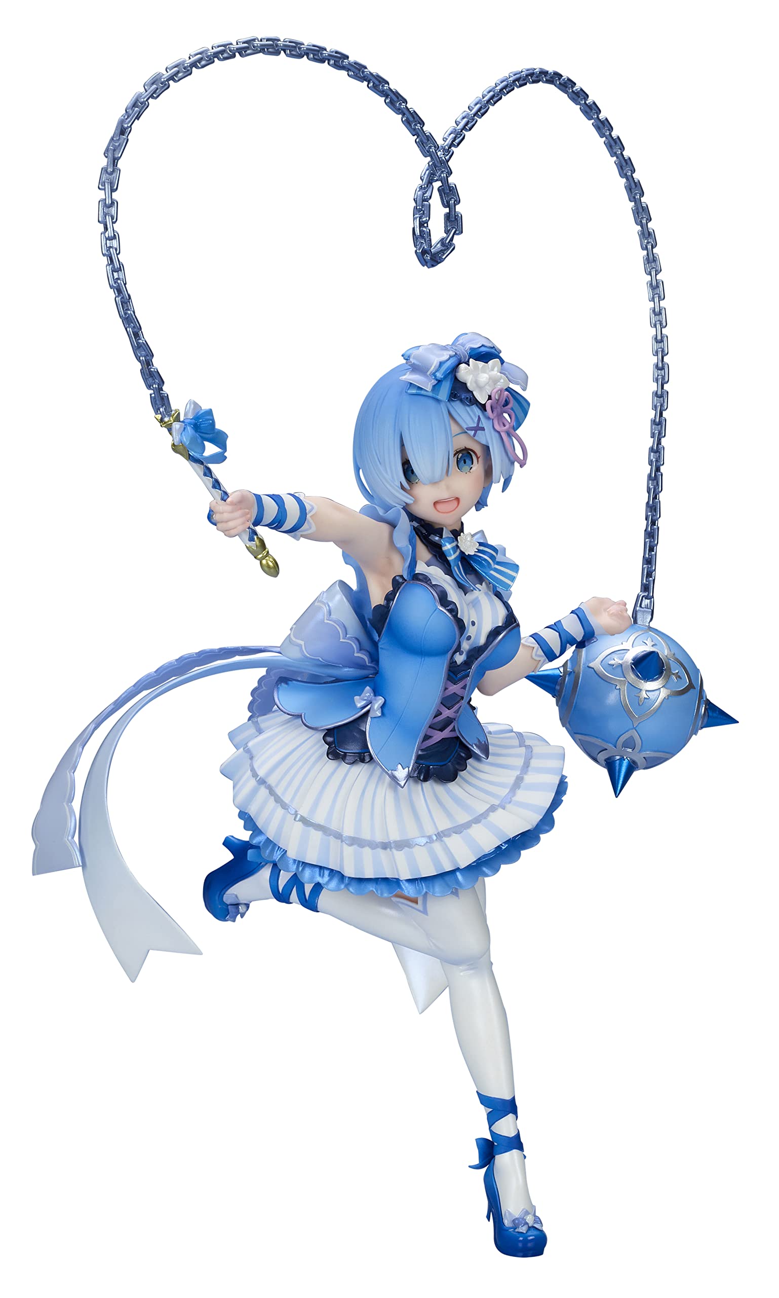 Emu Toys Re: Life In A Different World From Zero, Rem, Magical Girl Version, 1/7 Scale, Pvc/Abs Pre-Painted Complete Figure- Japan Figure Store - #1 Bring To You The Best Japanese Goods