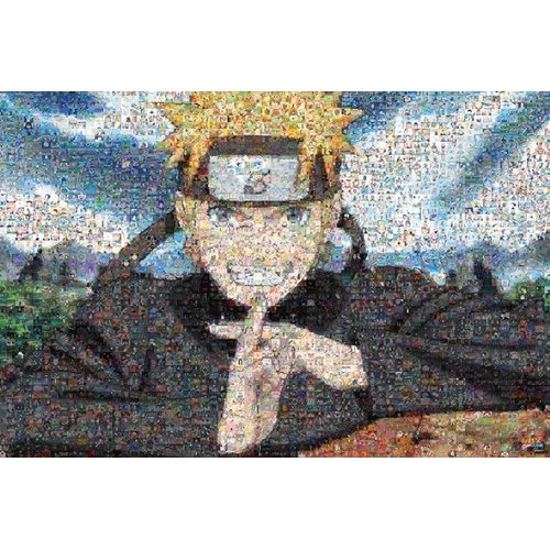 Ensky 1000pc Naruto Shippuden Mosaic Jigsaw 50x75cm- Japan Figure Store - #1 Bring To You The Best Japanese Goods