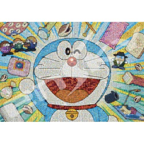 Ensky 1000T-87 Doraemon Mosaic Art Jigsaw Puzzle (51X73.5Cm)- Japan Figure Store - #1 Bring To You The Best Japanese Goods