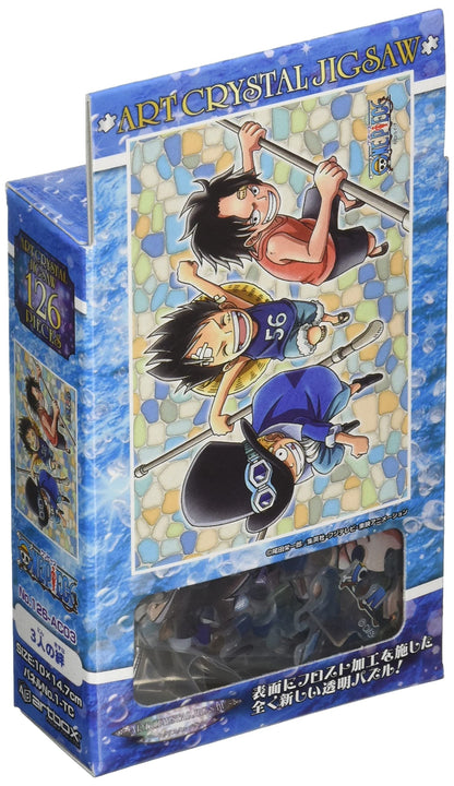 Ensky 126pc One Piece Frost Art Jigsaw Puzzle 126-AC03 (10x14.7cm)- Japan Figure Store - #1 Bring To You The Best Japanese Goods