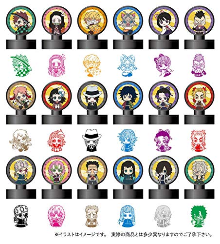 Ensky Demon Slayer Kimetsu No Yaiba Stamp Retsuden Box 39x27x27mm 0.1- Japan Figure Store - #1 Bring To You The Best Japanese Goods