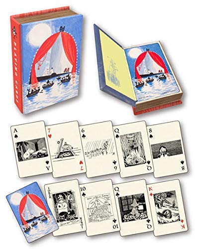 ENSKY Playing Cards Moomin Antique Book Cover Package Summer Festival Ver.- Japan Figure Store - #1 Bring To You The Best Japanese Goods