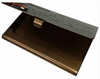 Ensky My Neighbor Totoro Cat Bus Metal Card Case 12 Dark Brown- Japan Figure Store - #1 Bring To You The Best Japanese Goods