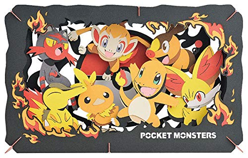 ENSKY Paper Theater Pt-L07 Pokemon Type Fire- Japan Figure Store - #1 Bring To You The Best Japanese Goods