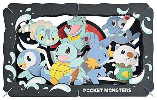 ENSKY Paper Theater Pt-L08 Pokemon Type Water- Japan Figure Store - #1 Bring To You The Best Japanese Goods