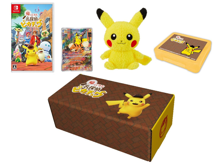 Pokémon Detective Pikachu Return For Nintendo Switch + Pikachu promo + Plush- Japan Figure Store - #1 Bring To You The Best Japanese Goods