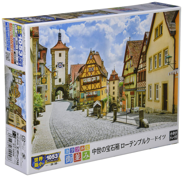 Epoch 1053-Piece Jigsaw Puzzle Colorful Cityscape Medieval Rothenburg Germany 31-009- Japan Figure Store - #1 Bring To You The Best Japanese Goods
