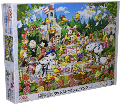 Epoch 3000pc Peanuts Woodstock Wedding Jigsaw Puzzle 73x102cm- Japan Figure Store - #1 Bring To You The Best Japanese Goods