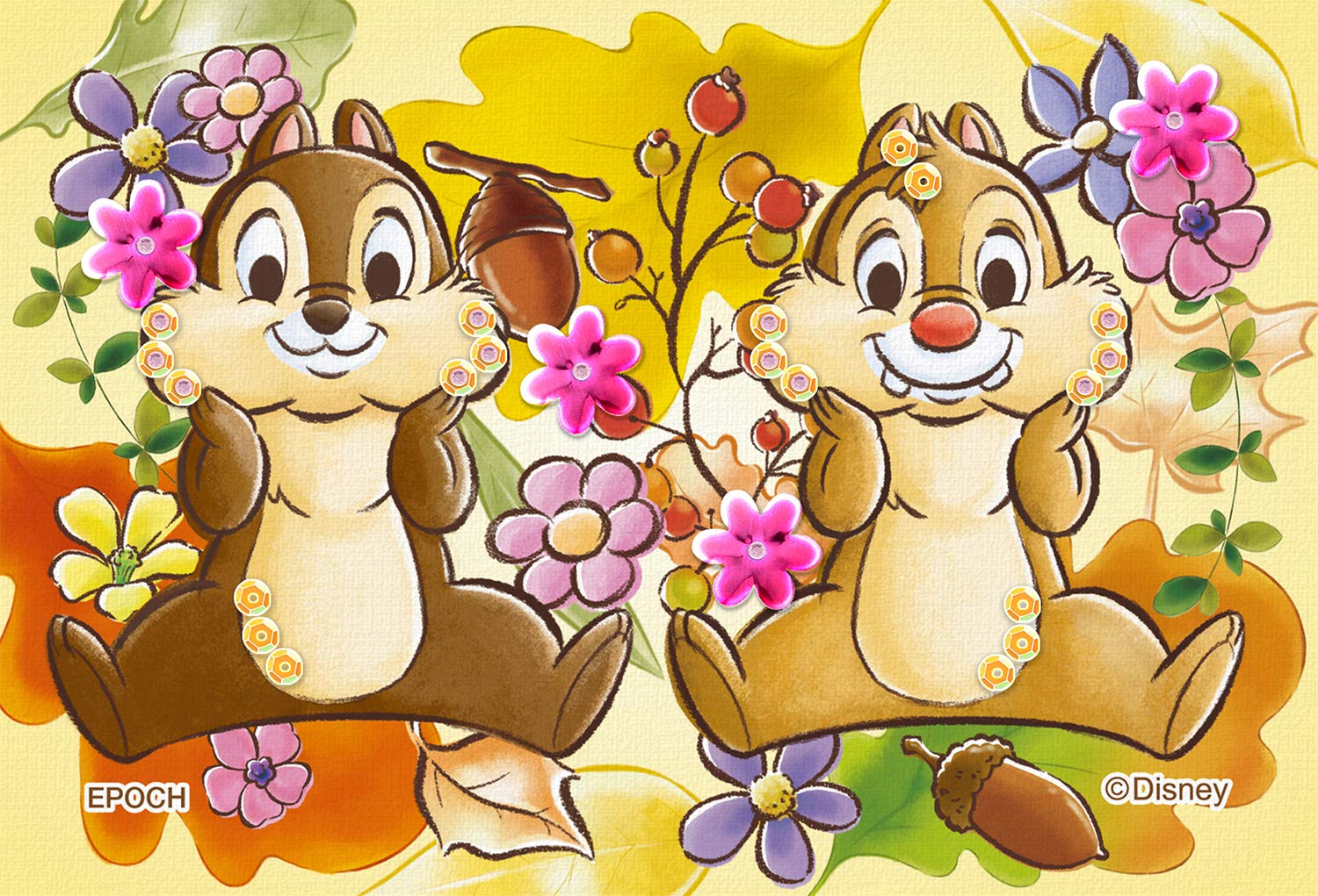 Epoch 70pc Disney Chip & Dale Jigsaw Puzzle 10x14.7cm- Japan Figure Store - #1 Bring To You The Best Japanese Goods