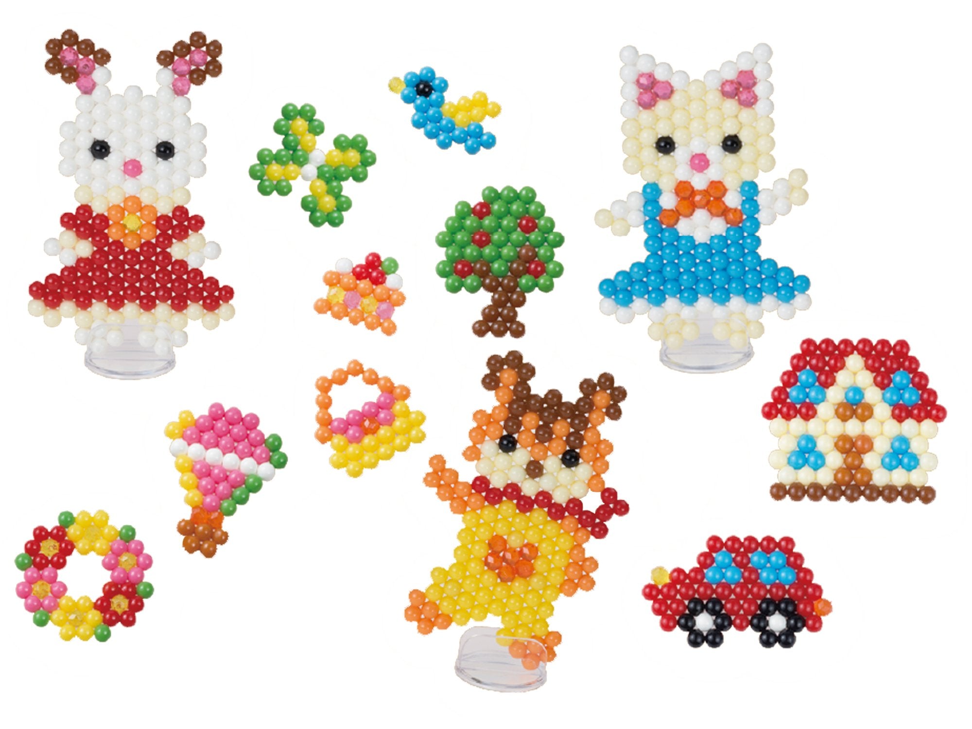 Epoch Aq-274 Sylvanian Families Forest Friendship Set Aqua Beads Characters Sold Separately- Japan Figure Store - #1 Bring To You The Best Japanese Goods