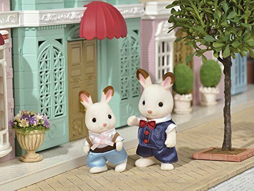 Epoch Calico Critters Family Dressup Set Navy & Light Blue Td-01- Japan Figure Store - #1 Bring To You The Best Japanese Goods