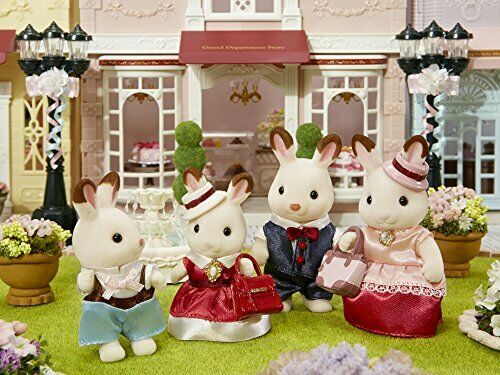 Epoch Calico Critters Family Dressup Set Navy & Light Blue Td-01- Japan Figure Store - #1 Bring To You The Best Japanese Goods
