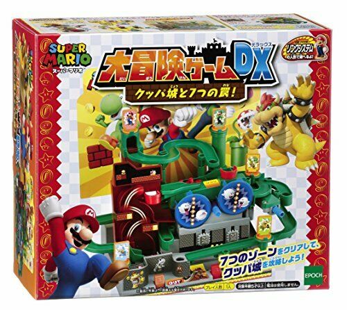 Epoch Nintendo Super Mario Bros. King Bowser's Castle Adventure Table Game- Japan Figure Store - #1 Bring To You The Best Japanese Goods