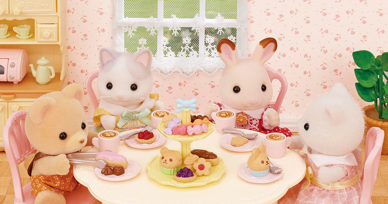 Epoch Sylvanian Families Sweets Party Set Furniture Ka-426 Multicolor- Japan Figure Store - #1 Bring To You The Best Japanese Goods