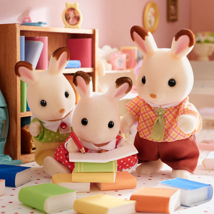 Epoch Sylvanian Families U-102 Chocolate Rabbit Boy Doll- Japan Figure Store - #1 Bring To You The Best Japanese Goods