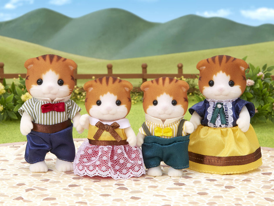 Epoch Sylvanian Families Maple Cat Family Doll FS-30- Japan Figure Store - #1 Bring To You The Best Japanese Goods