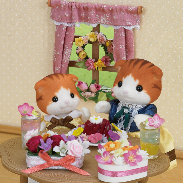 Epoch Sylvanian Families Maple Cat Family Doll FS-30- Japan Figure Store - #1 Bring To You The Best Japanese Goods