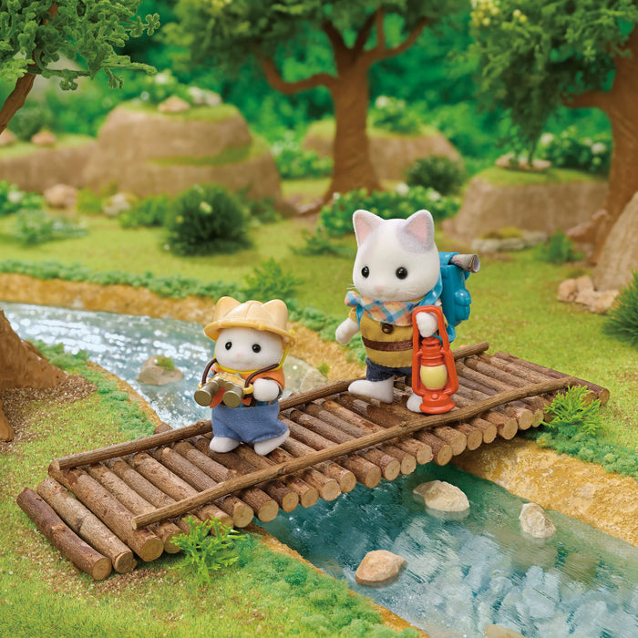 Epoch Sylvanian Families Latte Cat Siblings Dollhouse Set Kids Toy for 3+- Japan Figure Store - #1 Bring To You The Best Japanese Goods