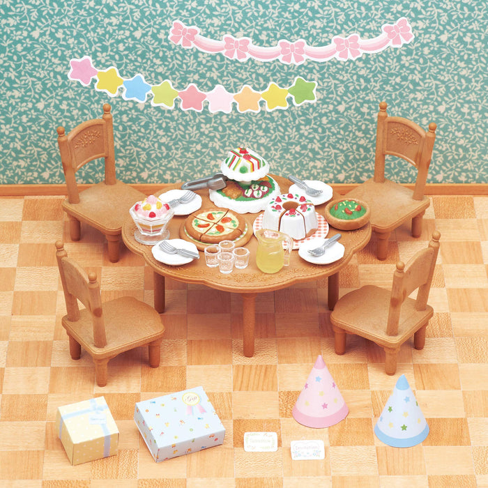 Epoch Sylvanian Families Home Party Furniture Set- Japan Figure Store - #1 Bring To You The Best Japanese Goods